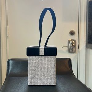 Rhinestone Gift Box Dress Bag